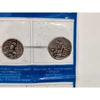 Greek Ancient Coins from Athens 6 Pieces Collectible in Sealed Packaging 
