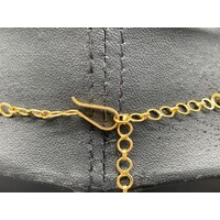 Ladies 21ct Yellow Gold Droplet Necklace (Pre-Owned)