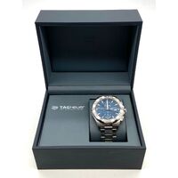 TAG Heuer Aquaracer Calibre 16 Automatic Chrono Blue Dial 43mm Mens Watch 