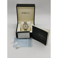 TAG Heuer Carrera Auto Calibre 5 Calibre 5 Automatic Gold/Silver Date Watch