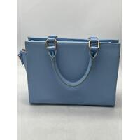 Colette by Colette Hayman Ladies Blue Handbag with Textured Faux Leather