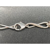 Unisex 925 Sterling Silver Choker Necklace (Pre-Owned)