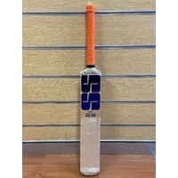 SS Ton English Willow Vintage Handcrafted SH Cricket Bat 33.5 inch Orange Handle