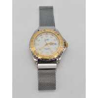 Casio 709 MTD-1017 Unisex Watch Silver Mesh Stainless Steel 100m WR