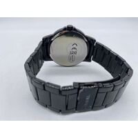 Chisel Black Metal Band Stainless Steel Multifunction Diam Men’s Watch 5829276