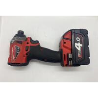 Milwaukee M18 FID2 18V 1/4" Hex Cordless Impact Driver with 4.0Ah Battery 