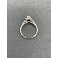 Ladies 14ct White Gold Diamond Engagement Ring (Pre-Owned)