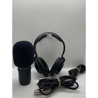 Zoom ZDM-1 Podcast/Recording Mic with ZHP-1 Headphones (Pre-owned)