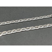 Unisex 18ct White Gold Anchor Link Bracelet (Pre-Owned)