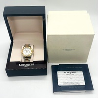 Longines HydroConquest L3.647.3 Caliber L250 39mm Two Tone Mens Diver Watch