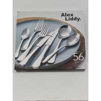 Alex Liddy Aquis 56 Piece Stainless Steel Cutlery Set