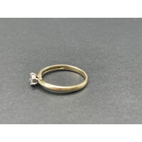 Ladies 9ct Yellow Gold Ring (Pre-Owned)