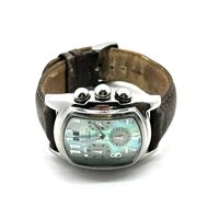 Invicta 4392 Lupah Style Sapphire Coated Crystal Leather Band Watch