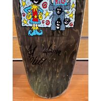 Frankie Hill Jester Style Decal Skateboard Autographed 1/3 2019 (Pre-owned)