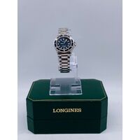 Longines L3 102 4 Admiral 30mm Diver Watch Silver Metal Band (Pre-owned)
