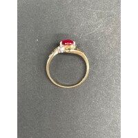 Ladies 10ct Yellow Gold 'I LOVE YOU' Ring (Pre-Owned)