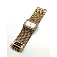Loyal Women’s Rose Gold Tone Stainless Steel Small Size Rectangle Shape Watch