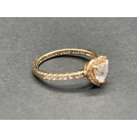 Ladies 14ct Yellow Gold Pandora Heart Ring (Pre-Owned)
