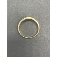 Mens 9ct Yellow Gold Diamond Ring (Pre-Owned)