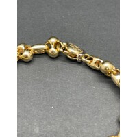 Ladies 18ct Yellow Gold Chimento Fancy Link Bracelet (Pre-Owned)