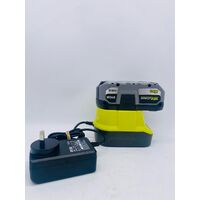Ryobi 18V ONE+ RC18120 Charger and 18V One+ 6.0Ah Battery (Pre-owned)