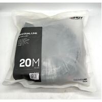 Lindy 20m 65.6ft DVI-D SLD Dual Link Cable Gold Line Anthra 36228