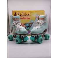 Gallaz Biarritz Mint/Cantaloupe Roller Skates Women’s Size 3 US (Pre-owned)