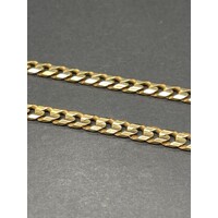 Unisex 9ct Yellow Gold Curb Link Necklace (Pre-Owned)