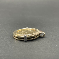 Unisex 22ct Yellow Gold Half Sovereign Pendant