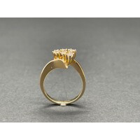 Ladies 18ct Yellow Gold Diamond Ring