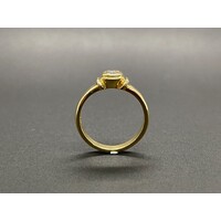 Ladies 18ct Yellow Gold Diamond Ring