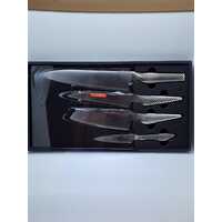 Global Special Edition G-251138 4 Pieces Cromova 18 Stainless Steel Knife Set