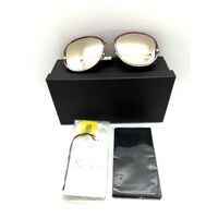 Christian Dior New Volute NOASQ 57 18 145 Gold Burgundy Womens Sunglasses