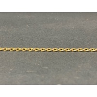 Unisex 9ct Yellow Gold Anchor Link Bracelet