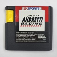 Mario Andretti Racing Sega Genesis Game With Manual Tested EA Sports 1994 NTSC-U/C