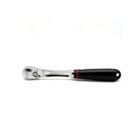 Sidchrome 13970 3/8 Inch Drive Ratchet Tool Black Handle