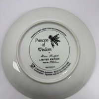 Franklin Mint Heirloom Plate Princess of Wisdom P02219 Native Owl Art