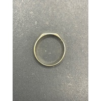 Mens 9ct Yellow Gold Diamond Ring