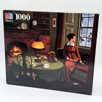 MB Charles Wysocki Americana Her Captain's Wistful Letter Puzzle 1000pc