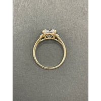 Ladies 9ct Yellow Gold Cubic Zirconia Ring