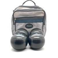 Henselite Size 4 Set of 4 Maestro Deluxe Lawn Bowls with Case