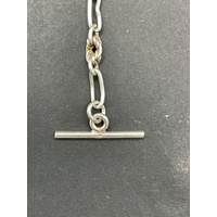 Ladies 925 Sterling Silver Knot Link Bracelet