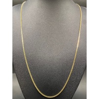 Unisex 18ct Yellow Gold Curb Link Necklace