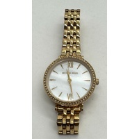 Michael Kors MK4422 Ladies Stainless Steel Gold Tone Quartz Watch 5 ATM