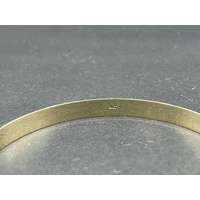 Ladies 9ct Yellow Gold Round Bangle