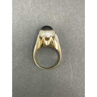 Ladies 14ct Yellow Gold Multi Colour Pearl Ring