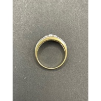 Ladies 18ct Yellow Gold Diamond Ring