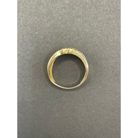 Ladies 9ct Yellow Gold Cubic Zirconia Ring