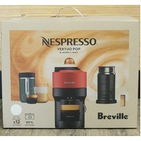 Breville Nespresso Vertuo Pop Coconut White Bundle and Aeroccino 3