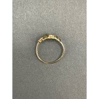 Ladies 9ct Yellow Gold Pattern Ring